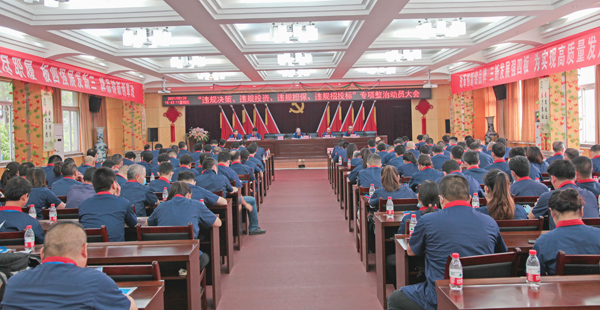 公司召開“違規(guī)決策、違規(guī)投資、違規(guī)擔(dān)保、違規(guī)招投標(biāo)”專項整治動員大會